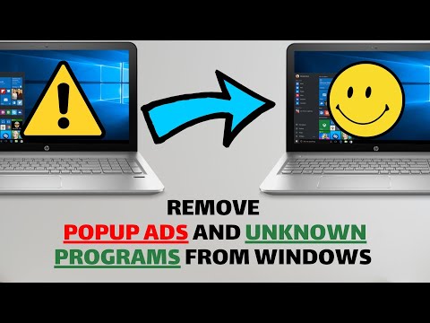 Remove Unknown / Malicious Programs and Popup Ads from Windows | in Hindi | 2020