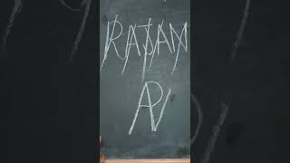 Rajan_name_logo_comment_ur_name #viral #logopack #calligraphy #3dlogo #ytshorts #logodesign#logo #3d