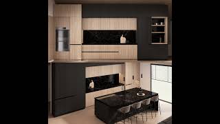 Moody kitchen #blackkitchen #darkkitchen #customcabinetry  #kitcheninspo #woodcabinets #modernhomes