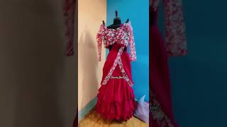 Frillsaree Readytowear #organzasaree #rufflesaree #frillsaree #readytowear #boutique #dreamyboutique