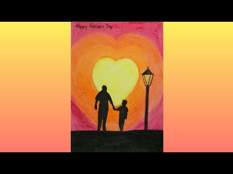 Father's Day Drawing | Father and Son Drawing | #shorts