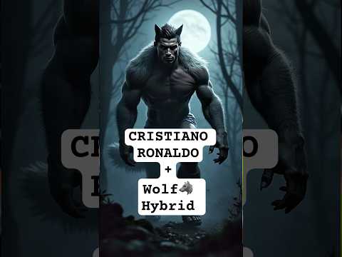 FOOTBALLERS AND ANIMALS HYBRID 😱 #shorts #hybridanimals