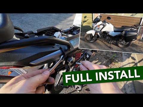 Givi E22n panniers and PL1184 rack