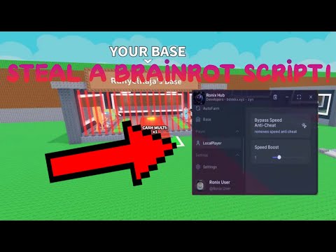 Steal A Brainrot Script *NOCLIP* - (AUTOFARM, NOCLIP, SPEED BYPASS)