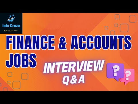 Job Interview Questions for Finance and Accounts | Finance Job Interview Questions