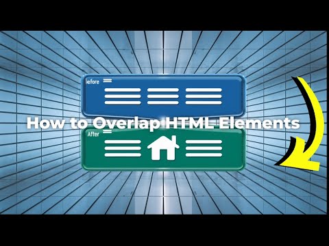 How to Overlap HTML Elements (CSS Positioning Explained)