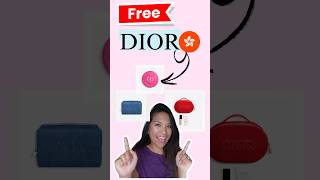 Lots of FREE gifts 😱😍 DIOR Hong Kong 🇭🇰