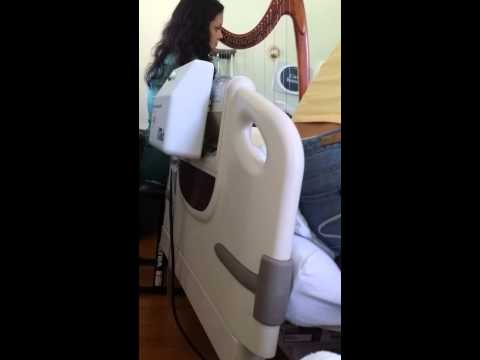 Dad's harp therapy