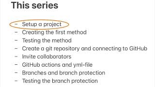 1 setting up the Dotnet project