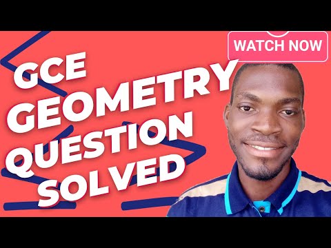 Solving GCE Maths Question On Geometry : Cyclic Theorems