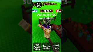 grow a garden let's hit 100 subscribers #dimitris #growagarden #night #roblox #seeds #phonk #grow