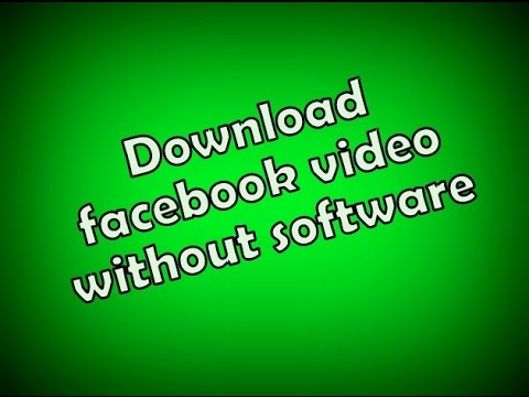Download facebook video without software easily | ফেসবুক ভিডিও ডাউনলোড করুন
