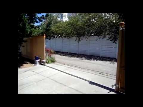 DIY electric gate opener for gate