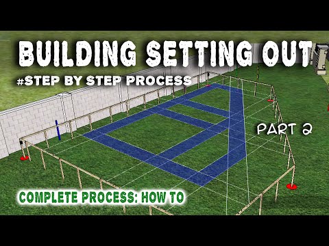 Setting out problems solved! | step by step #building #foundation