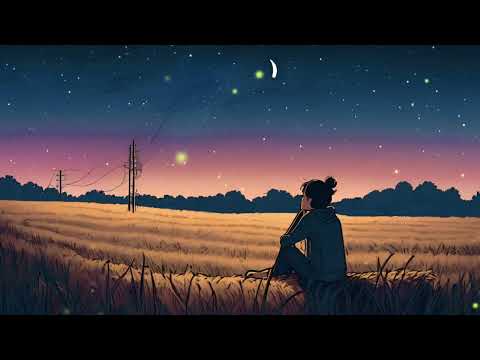 Lofi Night Vibes🌜: Chill Music for a Quiet Wheat Field Evening 🌾 | Ideal for Studying & Relaxation 🎶
