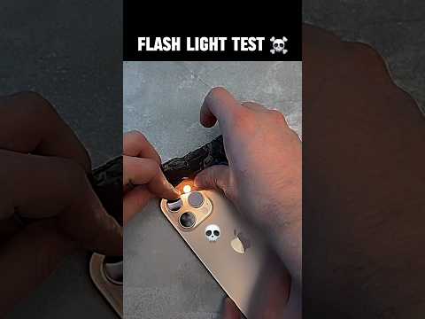 iPhone vs Samsung + flash light test #viralvideo #apple #edit