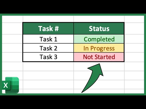 How to Create a Colorful Status Tracker in Excel
