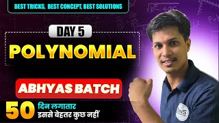 Polynomial - 02 | Class 10th | ABHYAS 2025