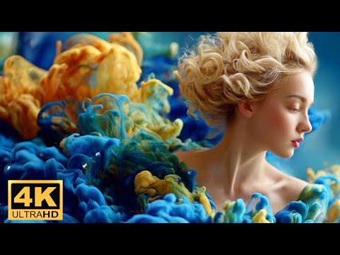 Visual Poems | Ethereal | Marble Fantasy: Dreamy AI Visuals | [AI Music Video]