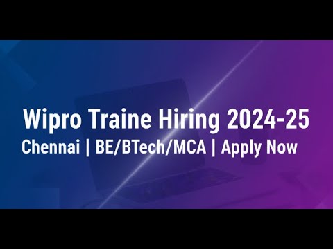 Wipro Finally Biggest Hiring | BE/BTECH/MCA |Wipro Off-Campus Drive 2025, 2024 BATCH |Trainee Hiring