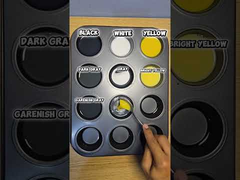 Muffin Tin Paint Hack! 🤯#shorts #satisfying #colors