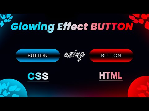 Glowing Effect Button CSS and HTML | SHADOW
