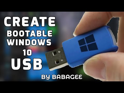 Create Bootable USB Installation Source disk For Windwos 10