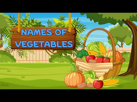 Learn the names of vegetables | Vegetables names | kids learning world