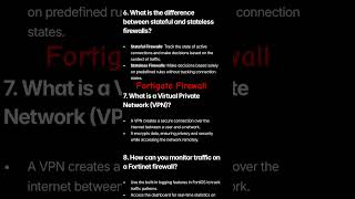 Fortigate firewall interview questions and answers #fortigate #firewall #interview #networkengineer