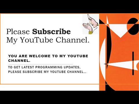 Please Subscribe to my YouTube channel for the Technology Updates!