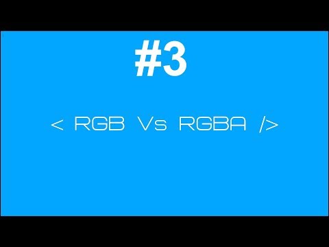 RGB Vs RGBA,All Six Css Color Values Like Hexadecimal,HSL,HSLA,etc[Hindi]