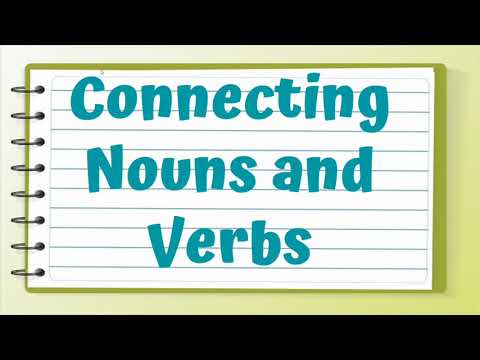 Connecting Nouns and Verbs