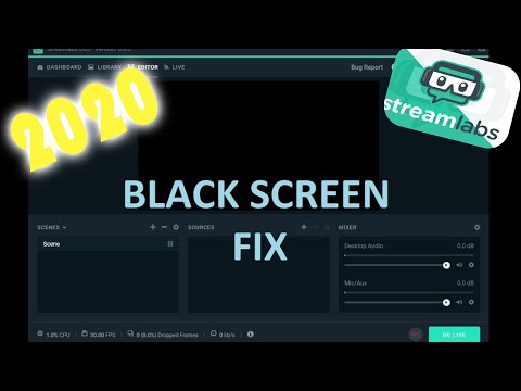 Stream labs obs  black screen fix  2020 II how to capture screen with stream labs obs 2020 #23
