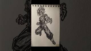 Vegito, speed drawing #dragonballz #anime #drawing #art #animeeart #animedrawing #vegito #fyp #short