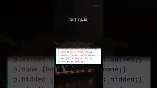 css border style.#coding #html #codindia #htmlcss #css #webdesign #developer #htmleditor #css3course