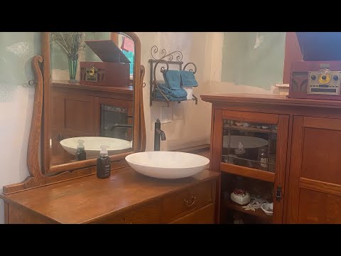 Bathroom 'Built-In' Cabinet in Place! #oldhouserenovation #diy #victorianhouse 