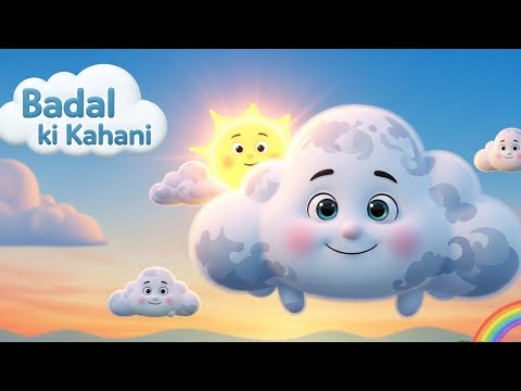फुन्नू बादल की जादुई कहानी | 1-Min Cinematic Kids Animation