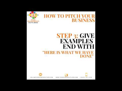 How to pitch your business in sixty seconds