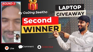 Round 2: Winner of Laptop in Giveaway Contest | Pranay | by CoDing SeeKho