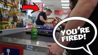 MESSING WITH MY FRIEND AT HIS WORK *almost fired*