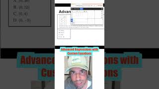 Advance Regressions with Custom Equations #desmos #maths #sat #satprep #education