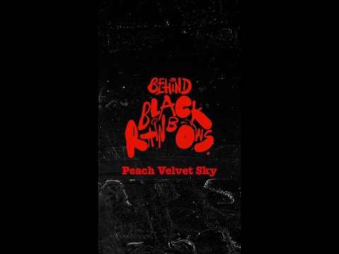 The first of my series Behind Black Rainbows is out now, featuring my new track "Peach Velvet Sky."