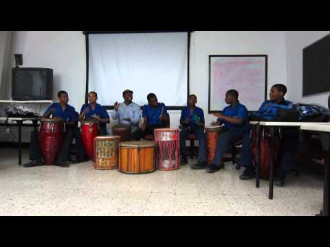 Jamaica College Drummers at U.W.I. Mona Dept. of Community Health #2