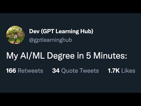 My Machine Learning Degree in 5 Minutes