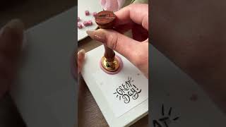Beautiful Pastel Wax Seal Reveal For Spring 🌸 #springvibes