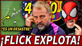 🤯HANSI FLICK EXPLOTA CONTRA EL ARBITRAJE TRAS EL ESCÁNDALO en el ATLÉTICO 4-0 BARÇA | DECLARACIONES
