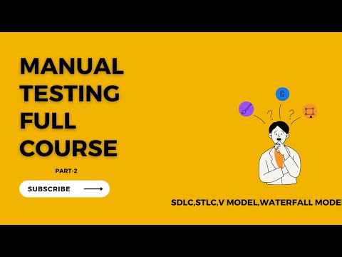Manual Software Testing Full course | Part -2 | SDLC,STLC,V model, Waterfall Model (In detail)