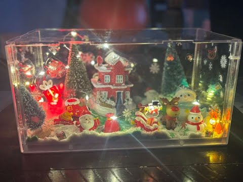 Assembling Our Magical Christmas Sensory Box!