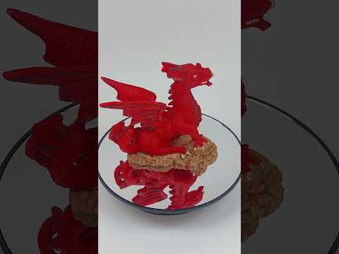 🐉 Own the Power: Rare Red Dragon Figurine Collectible! ✨