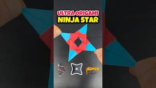 Origami Easy Paper Ninja Star Shuriken Craft Tutorial #paperninjastar #origami #origamicraft #shorts